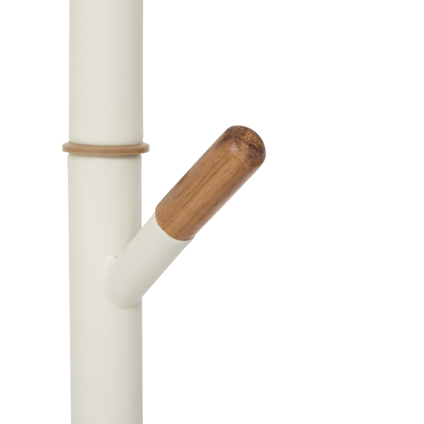 5five - Seisev riidepuu TALO 175,5x40 cm valge/pruun