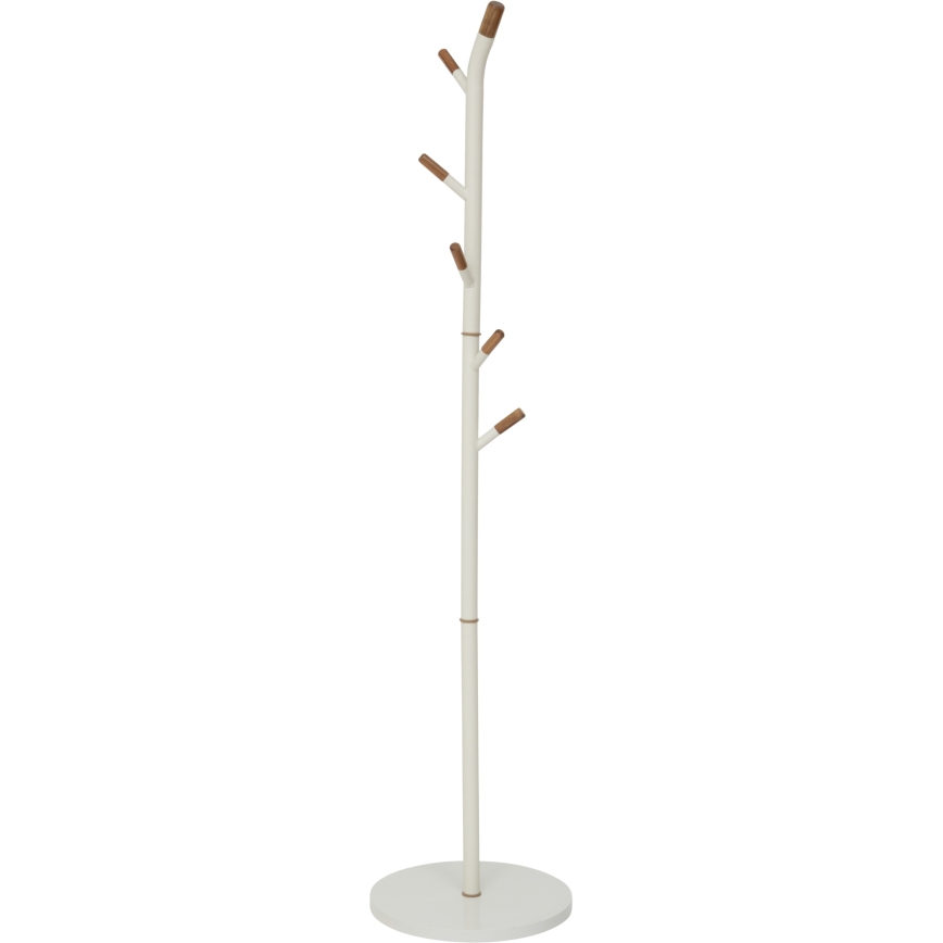 5five - Seisev riidepuu TALO 175,5x40 cm valge/pruun