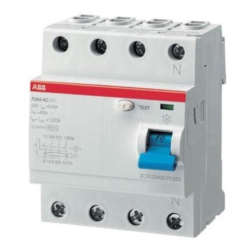 ABB 2CSF204101R1250 - Rikkevooluseade F204 3-faasiline 25A 400V