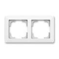 ABB 3901T-A00020 240 - Topeltraam ZONI mati valge