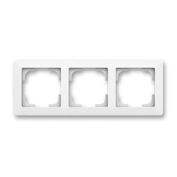 ABB 3901T-A00030 240 - Kolmekohaline katteplaat ZONI mati valge