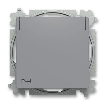 ABB 6619T-A06995 241 - Raamita seinapistikupesa ZONI 250V IP44 hall
