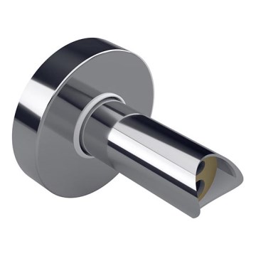 Adapter elektriliste rätikukuivatite seina sisse peidetud ühendamiseks 6,4x6,4 cm hõbedane