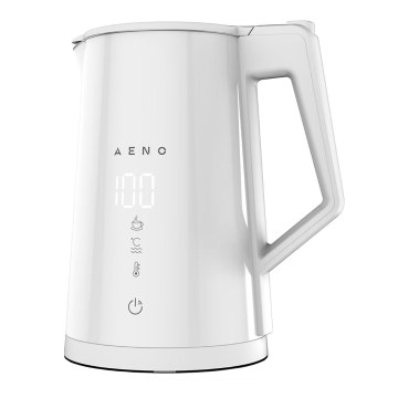 AENO - nutikas 1,7 l veekeetja LED-ekraaniga 2200W/230V valge