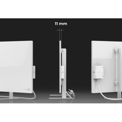 AENO - Nutikas elektriline infrapuna paneel 700W taimer/termostaat IP44 Wi-fi valge