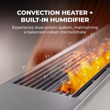 AENO - Nutikas elektriline soojendi/konvektor 1000/2000 W valge