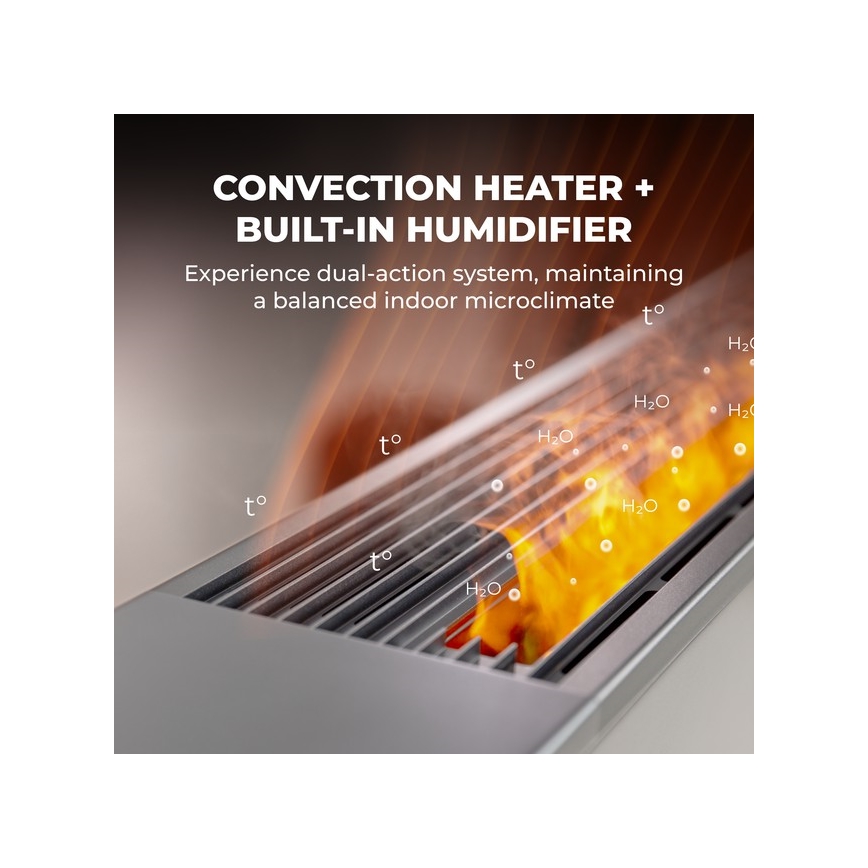 AENO - Nutikas elektriline soojendi/konvektor 1000/2000 W valge