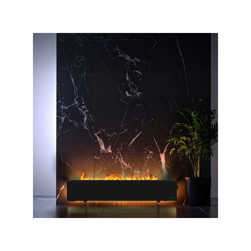 AENO - Nutikas elektriline soojendi/konvektor 1000/2000W must