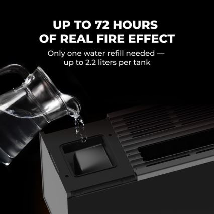 AENO - Nutikas elektriline soojendi/konvektor 1000/2000W must