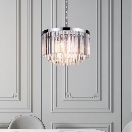 Ahelaga ripplühter VETRO 5xE14/60W/230V läikiv kroom
