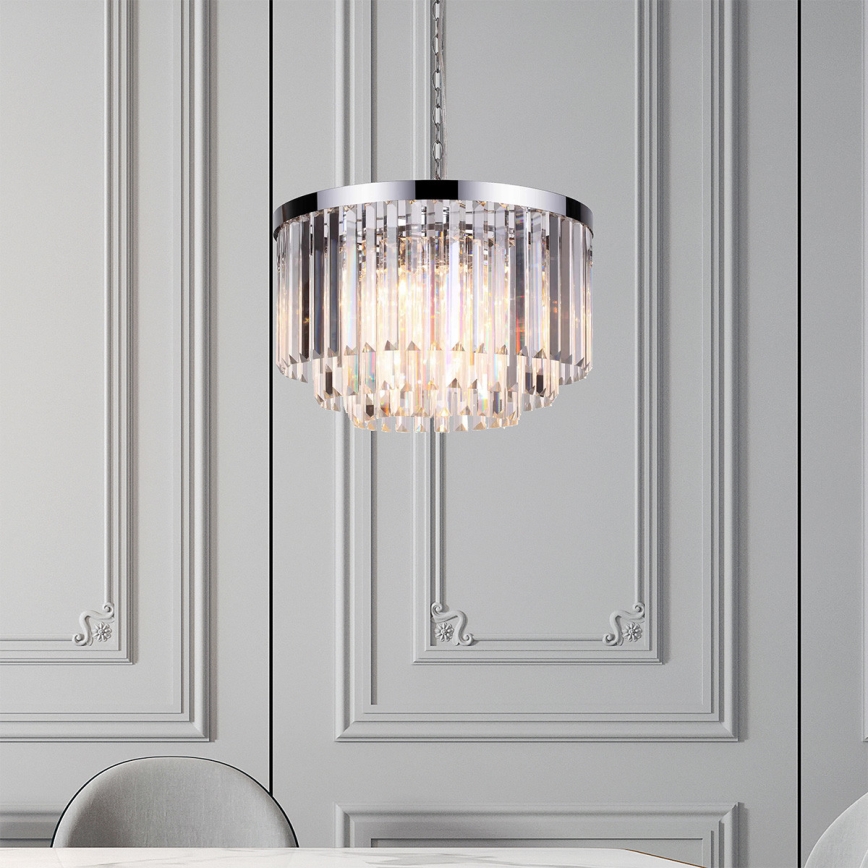 Ahelaga ripplühter VETRO 5xE14/60W/230V läikiv kroom