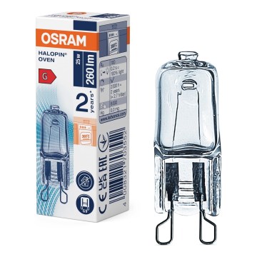 Ahju-pirn HALOPIN G9/25W/230V 2700K - Osram