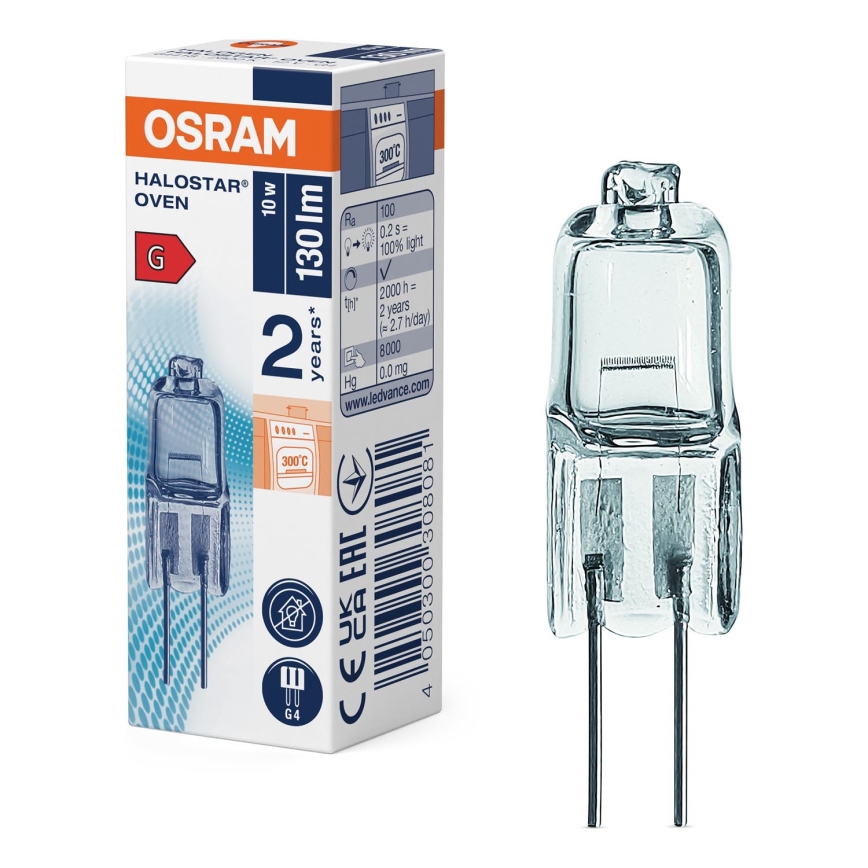 Ahjupirn HALOSTAR G4/10W/12V 2700K - Osram