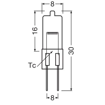 Ahjupirn HALOSTAR G4/20W/12V 2700K - Osram