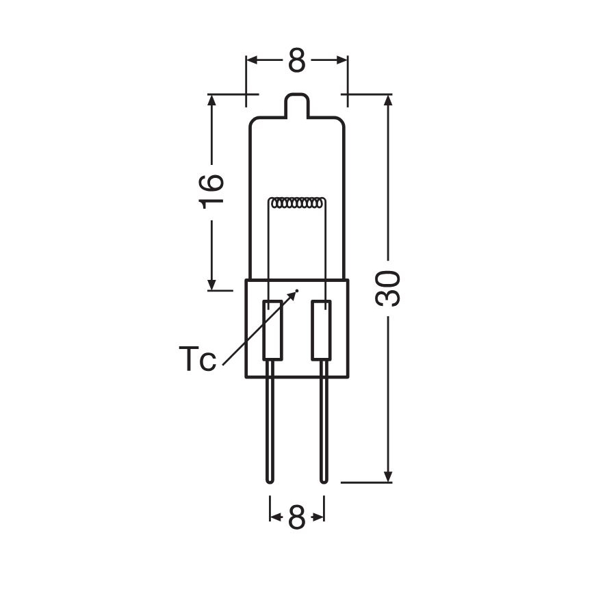 Ahjupirn HALOSTAR G4/20W/12V 2700K - Osram