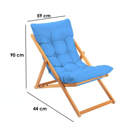Aia lamamistool sinine/pöök
