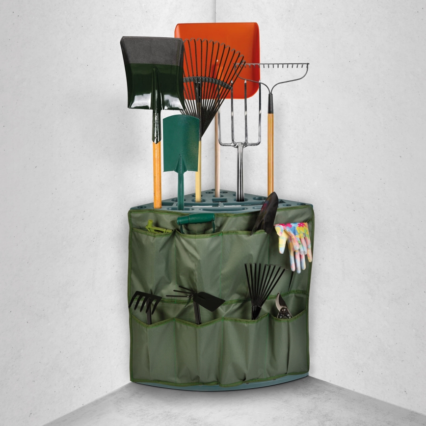 Aiariistade nurgahoidik 43x43x59 cm roheline