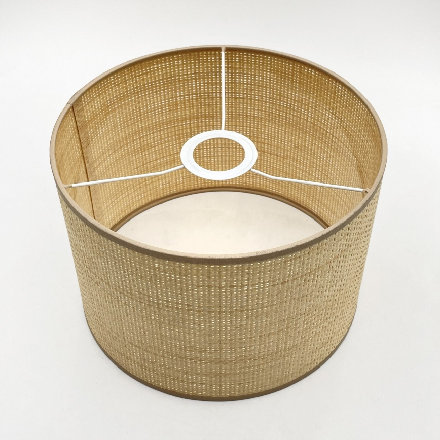 AIDA juhtmega rippvalgusti, 1xE27/15W/230V, Ø 25 cm, tamm/rafia