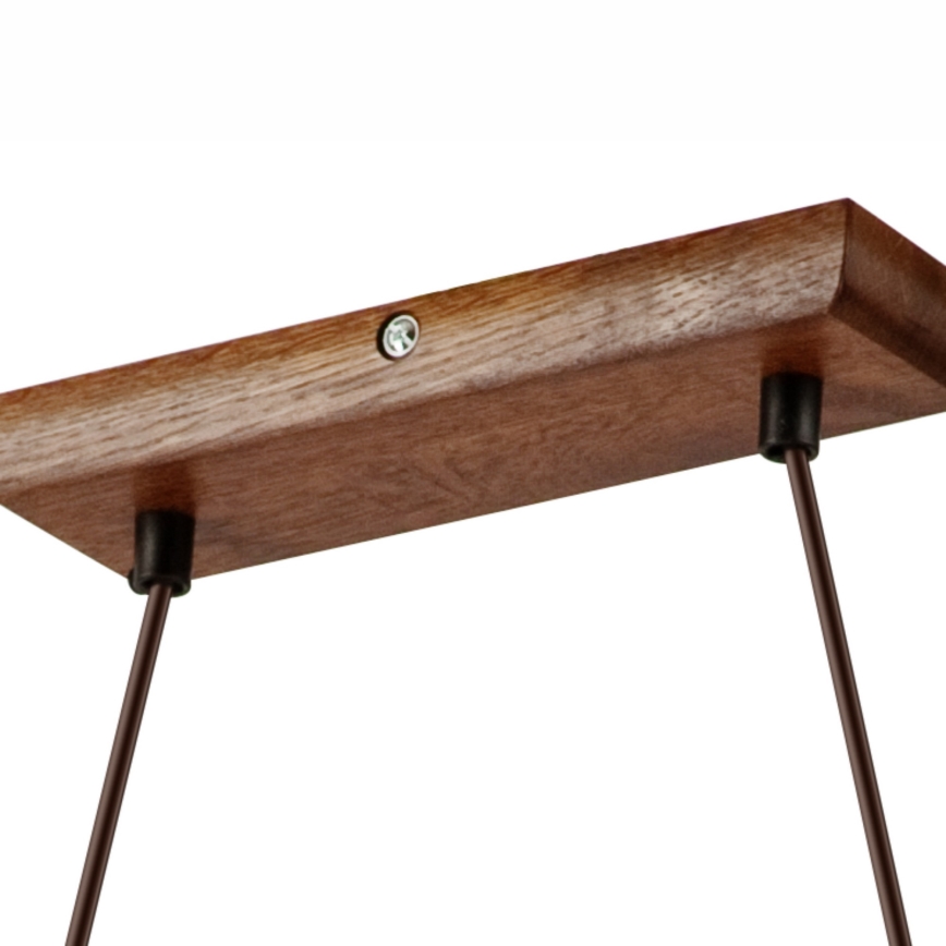 AIDA lühter kaabliga 2xE27/60W/230V, Ø 35 cm, tamm/pähkel