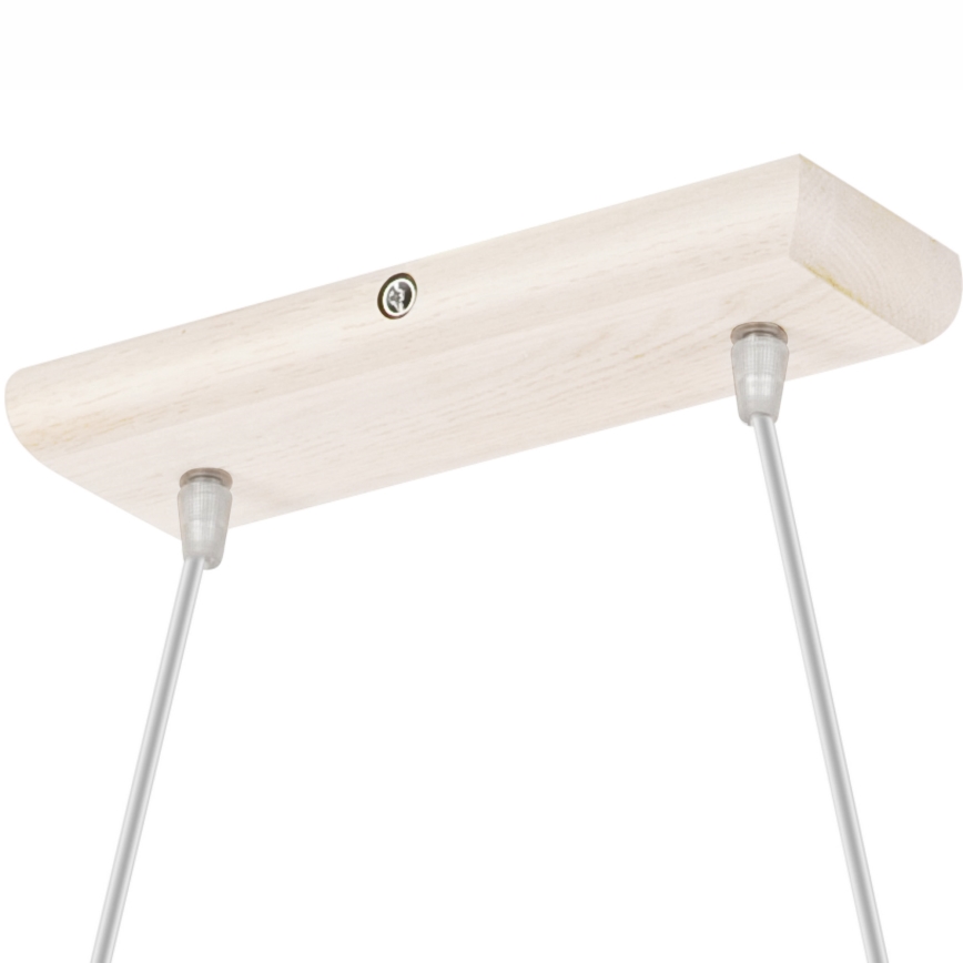 AIDA rippvalgusti kaabliga 2xE27/60W/230V läbimõõt 35 cm tamm/valge