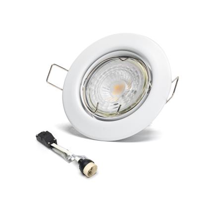 Aigostar - 3-osaline LED süvistatav laevalgusti, 1x GU10/4,5W/230V, 3000K, valge