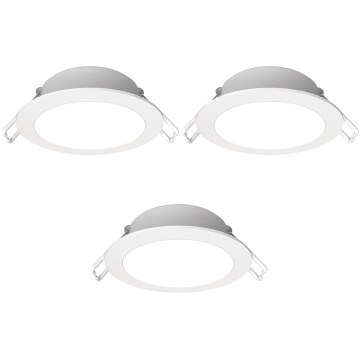 Aigostar - 3-osaline LED vannitoavalgustuskomplekt LED/4,8W/230V IP65 valge
