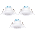 Aigostar - 3 tk LED laesvalgusti LED/5W/230V 6500K läbimõõt 8,5 cm valge