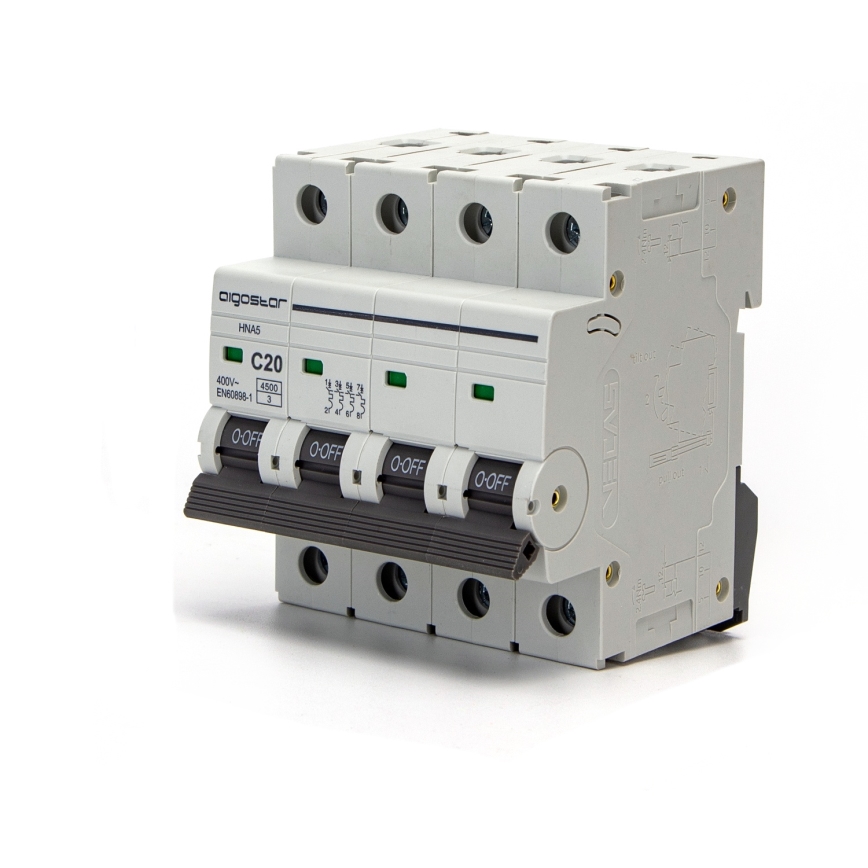 Aigostar - 4-pooleline kaitselüliti 4P-20A-C 400V