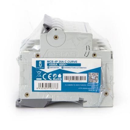 Aigostar - 4-pooleline kaitselüliti 4P-20A-C 400V