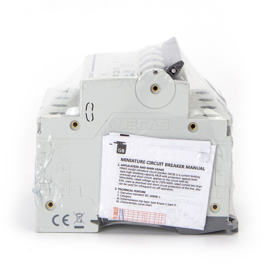 Aigostar - 4-pooleline kaitselüliti 4P-20A-C 400V
