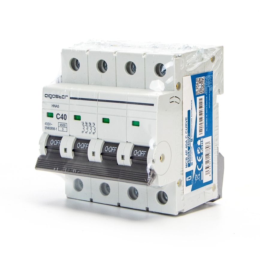 Aigostar - 4-pooleline kaitselüliti 4P-40A-C 400V