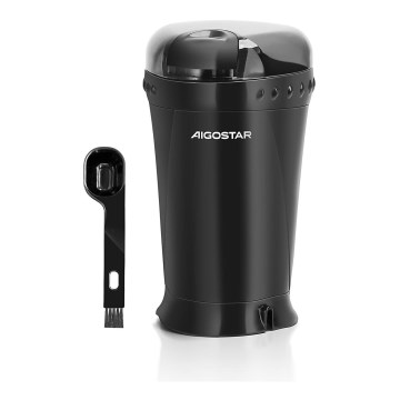 Aigostar - Elektriline kohviubade veski 60g 200W/230V must
