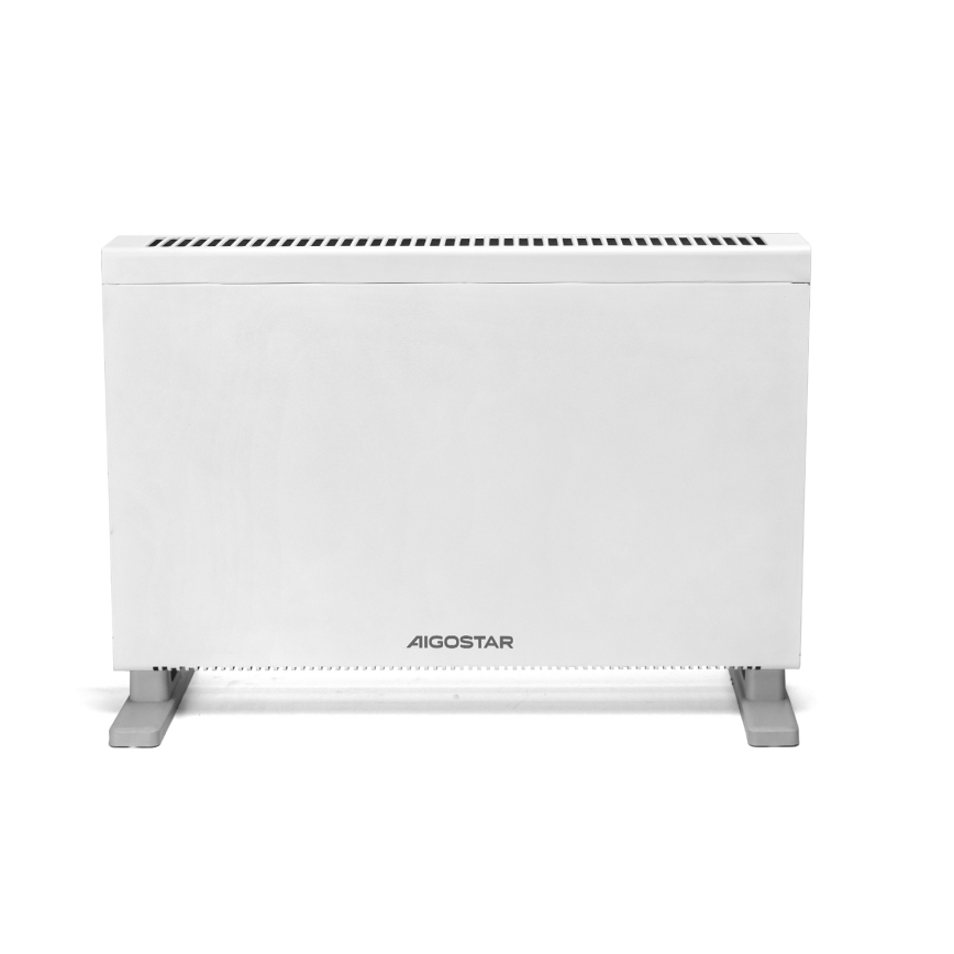 Aigostar - Elektriline otsekütte/konvektor LCD-ekraaniga ECO/1250/2000W/230V + kaugjuhtimispult
