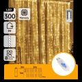 Aigostar - hämardatav LED jõulukett 300xLED/8 funktsiooni USB 6x3m soe valge + kaugjuhtimispult