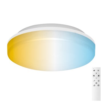 Aigostar - Hämardatav LED-vannitoa laelamp LED/24W/230V 3000K-6500K IP54 läbimõõt 33 cm + kaugjuhtimispult