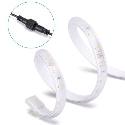 Aigostar - hämardatav päikese-LED-riba LED/20W/3,2V 20 m 6500K IP65 + kaugjuhtimispult