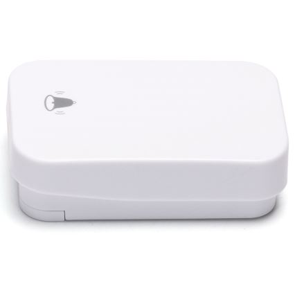 Aigostar - Juhtmevaba uksekell pistikuga 1Z 230V IPX4 valge