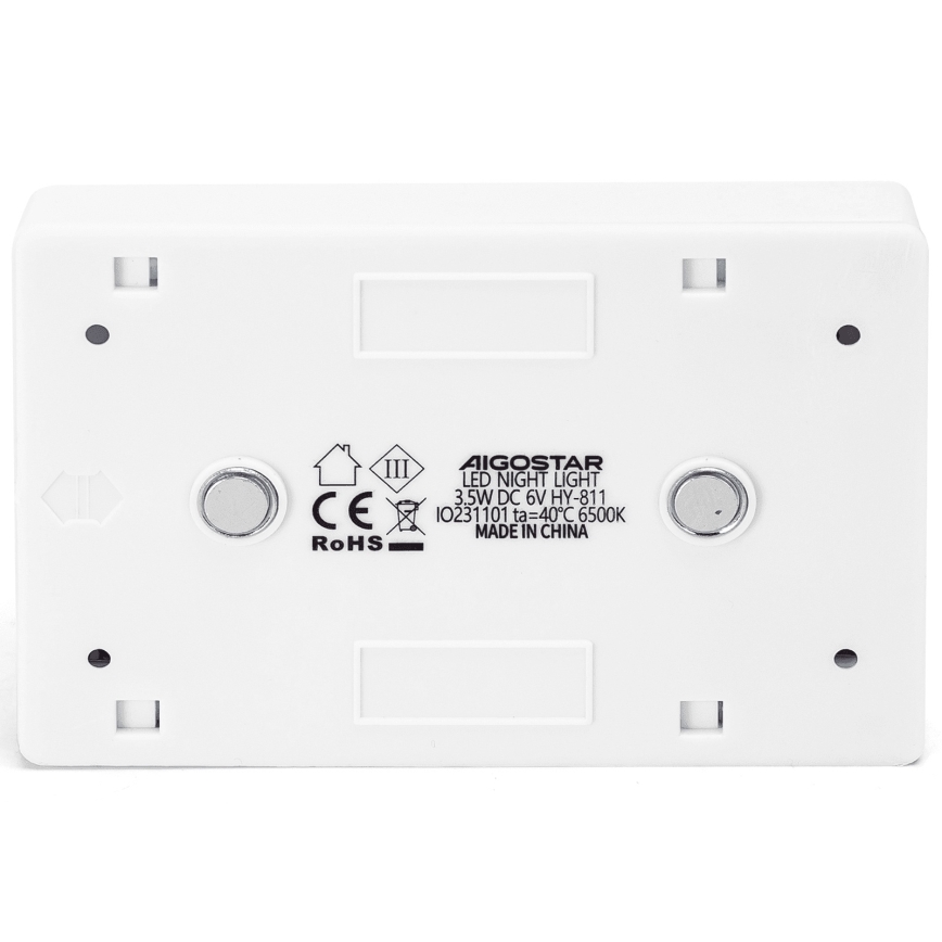 Aigostar - Kaasaskantav LED-öölamp LED/4xAAA 6500K