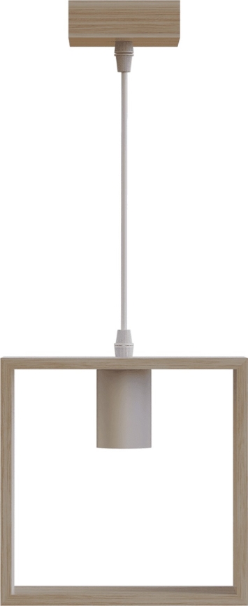 Aigostar - Kinnitus lühter 1xE27/60W/230V beež