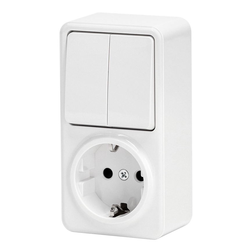 Aigostar - Kodulüliti 2P pistikupesaga 1x10A/250V