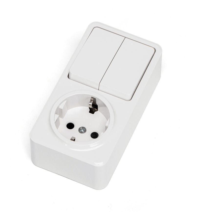 Aigostar - Kodulüliti 2P pistikupesaga 1x10A/250V