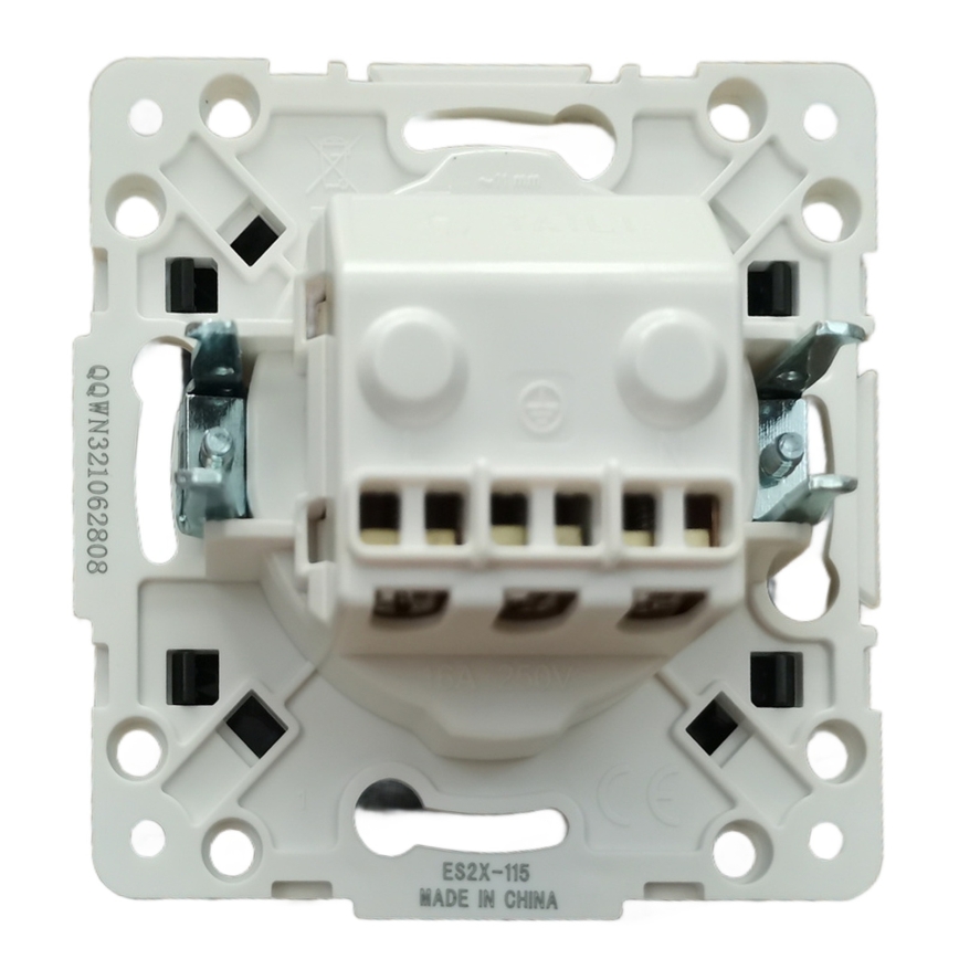Aigostar - Kodune raamita SCHUKO 250V pistikupesa must