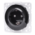 Aigostar - Kodune raamita SCHUKO pistikupesa 250V/16A must