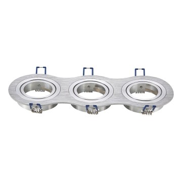 Aigostar - Kolmikraam süvistatavale valgustile GU10 25,5x9,1 cm mattkroom