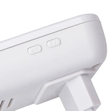Aigostar - KOMPLEKT 2x Juhtmevaba uksekell pistikuga 230V/12V IP44 valge/must