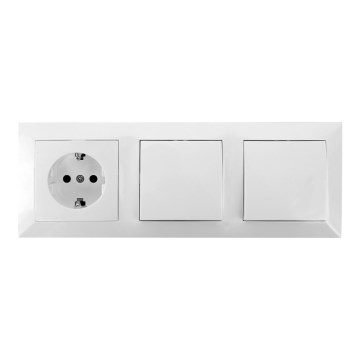 Aigostar - KOMPLEKT 2x Kodulüliti pistikupesaga 1x16A/250V SCHUKO