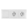 Aigostar - KOMPLEKT 2x Majapidamise pistikupesa lülitiga 2x16A/250V SCHUKO