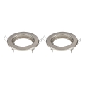 Aigostar - komplekt 2x raam süvistatavale laevalgustile GU10, läbimõõt 8 cm, mattkroom
