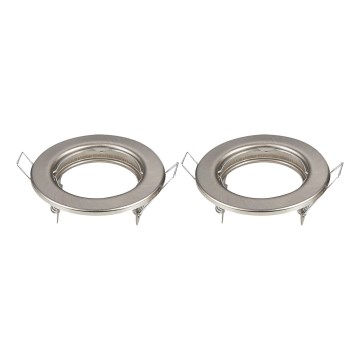 Aigostar - komplekt 2x raam süvistatavale laevalgustile GU10, läbimõõt 8 cm, mattkroom