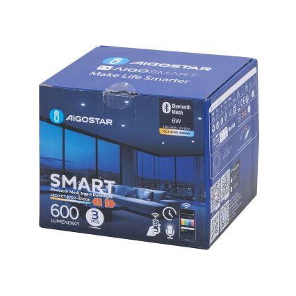 Aigostar - KOMPLEKT 3x LED Hämardatav süvistatav valgusti MESH LED/6W/230V 2700K-6500K d. 11,5cm